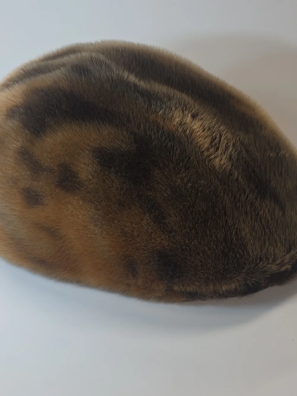 Men's Brown Fur Grooming Cap